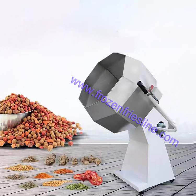 Automatic Snack Food Flavoring Machine Potato Chips Peanut Bean Seasoning Machine